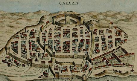 Carta storica Cagliari
