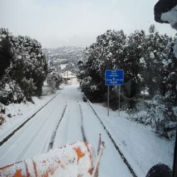 febbraio 2012, neve nei pressi di Olbia [360x360]