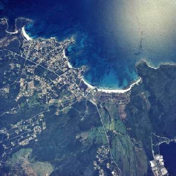 Olbia, foto aerea del litorale di Pittulongu [360x360]