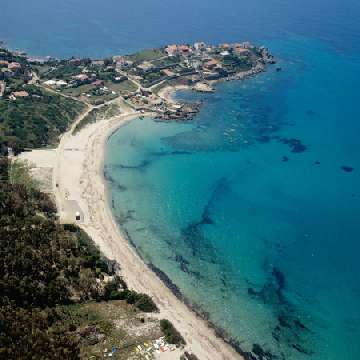 Quartu Sant'Elena, veduta aerea del litorale di Geremeas [360x360]