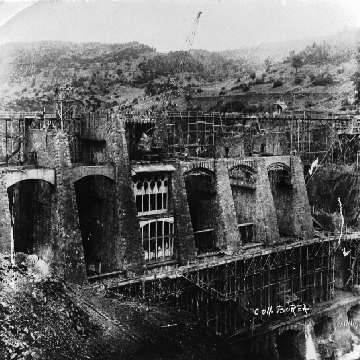 Ulà Tirso, costruzione della diga del Tirso [360x360]