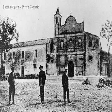 2008.05.12/FOTO DEI COMUNI/pozzomaggiore/Chiesa S. Antonio Abate 1930 [360x360]