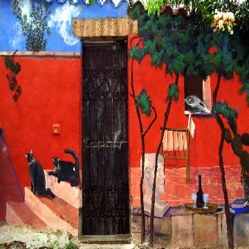 Bosa, murale su una casa [360x360]