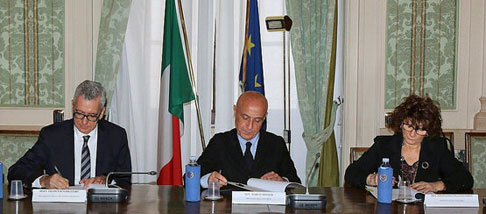 Roma, Viminale, firma presidente Pigliaru ministro Minniti e prefetta di Cagliari Costantino