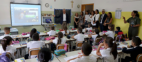 Pigliaru inaugurazione anno scolastico Capoterra