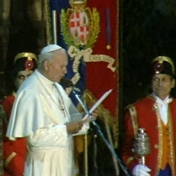 Visita di papa Giovanni Paolo II a Cagliari