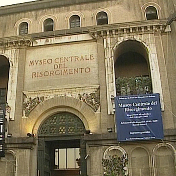 Vittorio Sgarbi inaugura la mostra di Biasi al Vittoriano