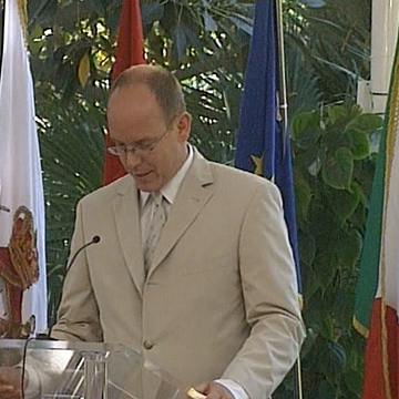 Il principe Alberto di Monaco visita Cagliari