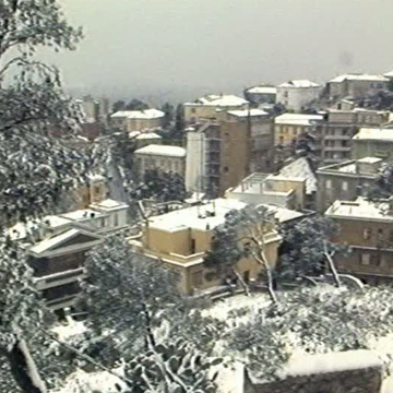 Cagliari sotto la neve