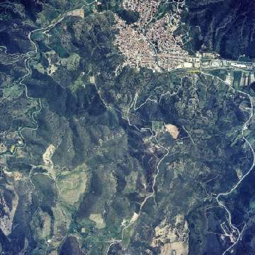 Centro abitato Teulada, foto aerea [360x360]