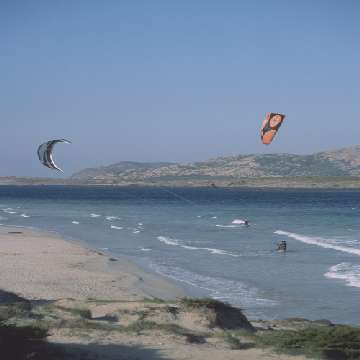 Kitesurf, spiaggia della Pelosa [360x360]